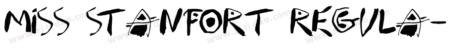 Miss Stanfort Regula字体转换